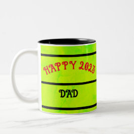 Caneca De Café Em Dois Tons Pai 2023