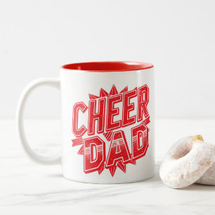 Caneca De Café Em Dois Tons Pai animado
