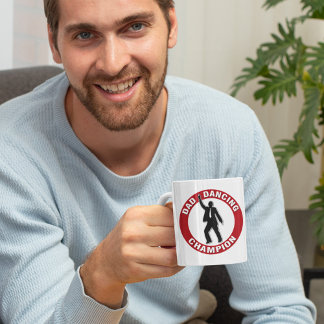 Caneca De Café Em Dois Tons Pai Dancing Champion - Engraçada Dia de os pais Mu