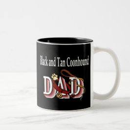 Caneca De Café Em Dois Tons Pai De Ferro Negro E Tan