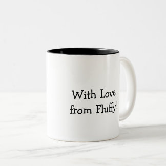 Caneca De Café Em Dois Tons Pai de Gato Puro Personalizado