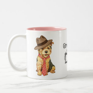 Caneca De Café Em Dois Tons Pai de Norwich Terrier