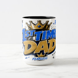 Caneca De Café Em Dois Tons Pai de Primeira Viagem
