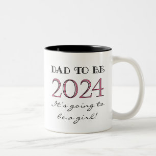 Caneca De Café Em Dois Tons pai de ser de Novo papai feminino Mug de café de d