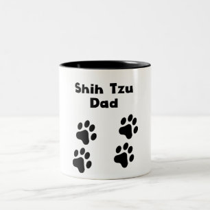 Caneca De Café Em Dois Tons Pai de Shih Tzu