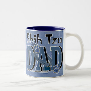 Caneca De Café Em Dois Tons PAI de Shih Tzu