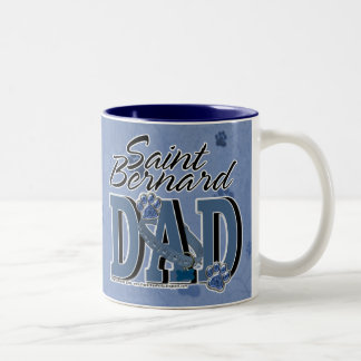 Caneca De Café Em Dois Tons PAI de St Bernard