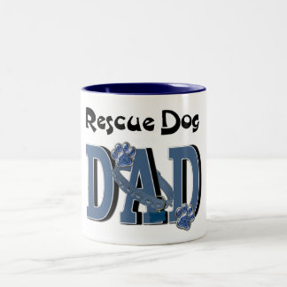 Caneca De Café Em Dois Tons PAI do cão do salvamento