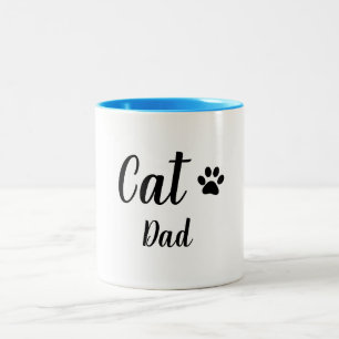CANECA DE CAFÉ EM DOIS TONS PAI DO CAT DO CHIQUE MUG_