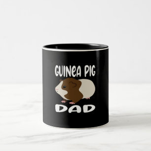 Caneca De Café Em Dois Tons Pai Engraçado Guiné Animais de estimação P