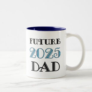 Caneca De Café Em Dois Tons Pai futuro 2025