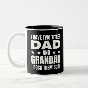 Caneca De Café Em Dois Tons Pai Grandad
