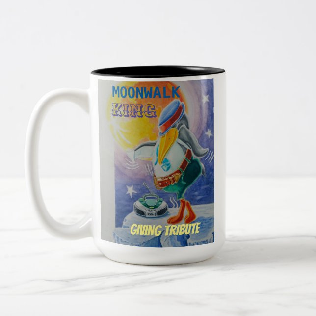 Caneca De Café Em Dois Tons Pai homenageado à caneca-rei (Esquerda)