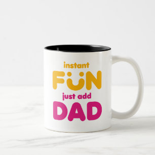 Caneca De Café Em Dois Tons Pai imediato do divertimento
