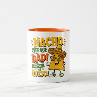 Caneca De Café Em Dois Tons Pai Não Médio Nacho Dia dos Pais Engraçado