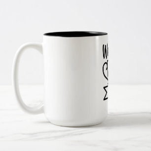 Caneca De Café Em Dois Tons pai número 1