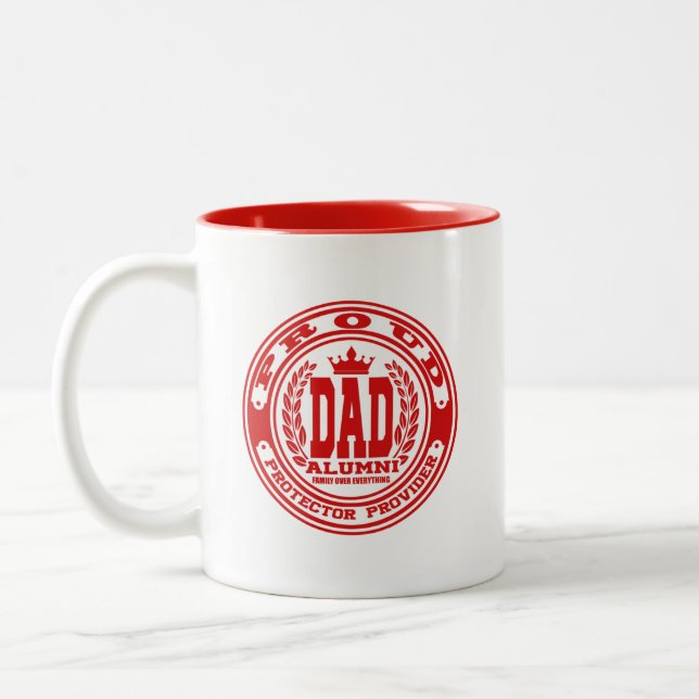 Caneca De Café Em Dois Tons Pai Orgulhoso (Esquerda)
