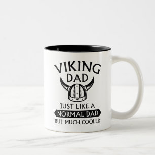 Caneca De Café Em Dois Tons Pai Viking