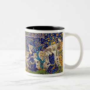 Caneca De Café Em Dois Tons Painel do azulejo-work vitrificado do produto de