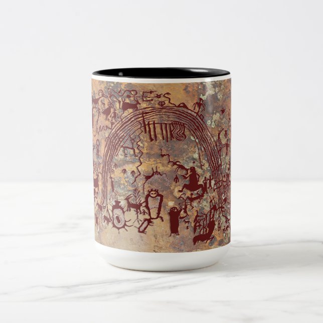 Caneca De Café Em Dois Tons Painel dos Shamans (Centro)