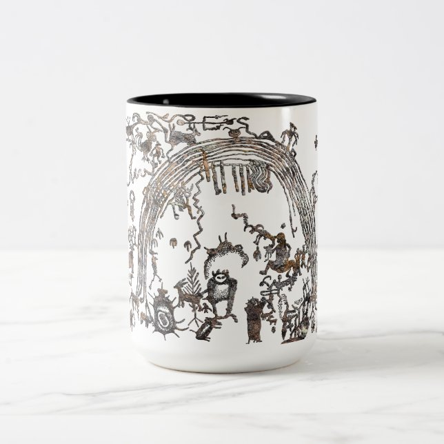 Caneca De Café Em Dois Tons Painel Shamans (Centro)