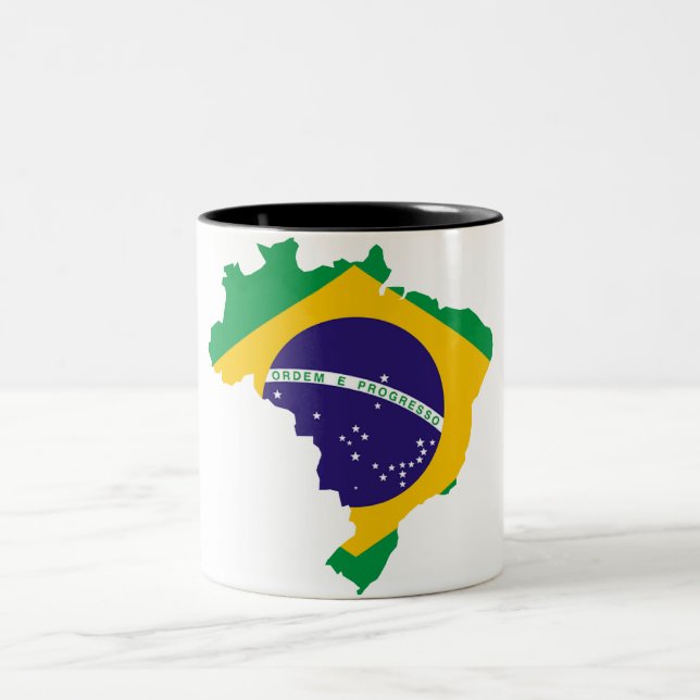 Caneca De Café Em Dois Tons País brasileiro (Centro)