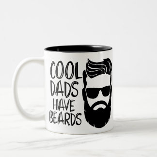 Caneca De Café Em Dois Tons pais legal têm barbas