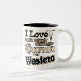 Caneca De Café Em Dois Tons País ocidental