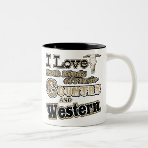 Caneca De Café Em Dois Tons País ocidental