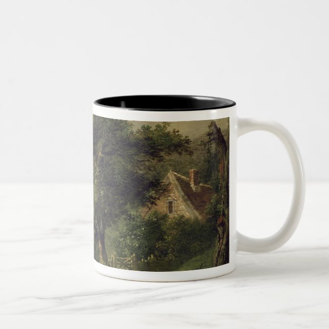 Caneca De Café Em Dois Tons Paisagem, 1827 (Direita)