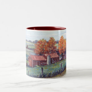 Caneca De Café Em Dois Tons Paisagem-caneca de Wisconsin