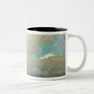 Caneca De Café Em Dois Tons Paisagem com Cabana, 1900