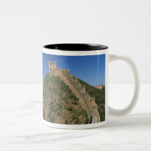 Caneca De Café Em Dois Tons Paisagem da Grande Muralha, China