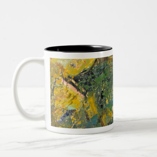 Caneca De Café Em Dois Tons Paisagem de Alfred H. Maurer (Esquerda)
