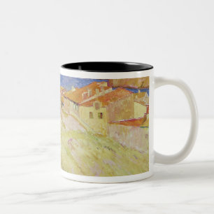 Caneca De Café Em Dois Tons Paisagem de Collioure