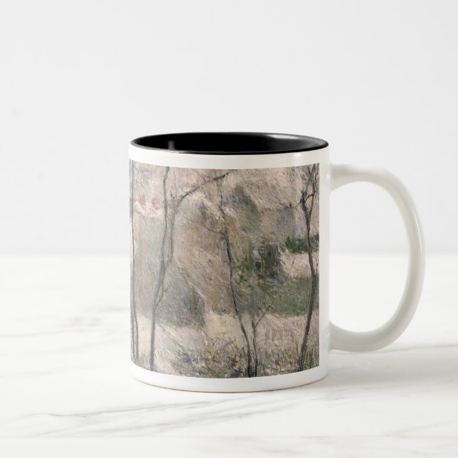 Caneca De Café Em Dois Tons Paisagem do inverno, 1879 (Direita)