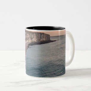 Caneca De Café Em Dois Tons Paisagem do Mar Bonita