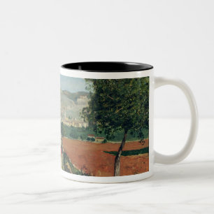 Caneca De Café Em Dois Tons Paisagem em Provence