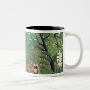 Caneca De Café Em Dois Tons Paisagem exótica, 1910