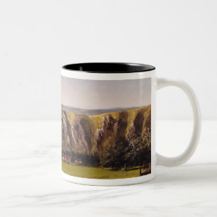 Caneca De Café Em Dois Tons Paisagem rochosa perto de Flagey