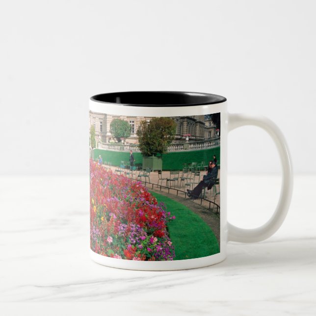 Caneca De Café Em Dois Tons Palácio do Luxemburgo em Paris, França. (Direita)