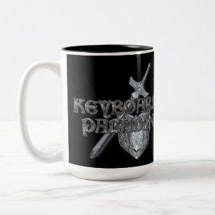 Caneca De Café Em Dois Tons Paladin MMORPG Mug