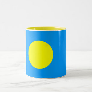 Caneca De Café Em Dois Tons Palau Flag