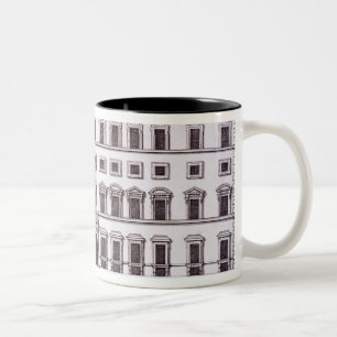 Caneca De Café Em Dois Tons Palazzo Chigi, praça Colonna, Roma, 'de Palazzi