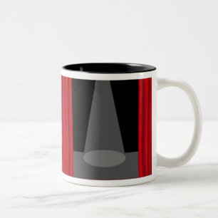 Caneca De Café Em Dois Tons Palco de Teatro Mug