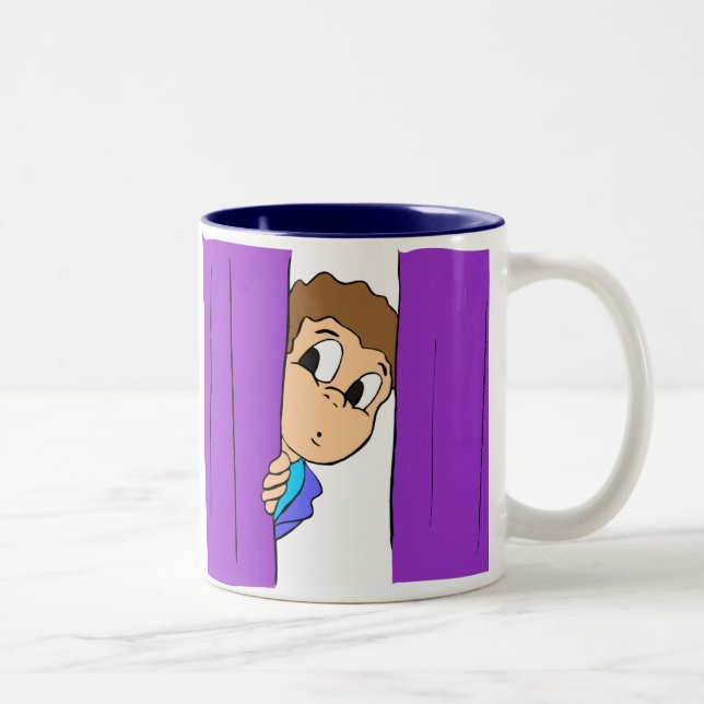 Caneca De Café Em Dois Tons Palco do Clube de Drama Escolar (Direita)