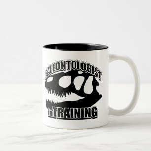 Caneca De Café Em Dois Tons PALEONTOLOGISTA em formação