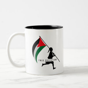 Caneca De Café Em Dois Tons Palestina livre