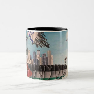 Caneca De Café Em Dois Tons Palestine coffee cup