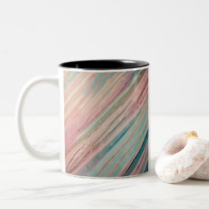 Caneca De Café Em Dois Tons Paleta Warerolour